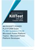 Simplify Your Microsoft PL-400 Exam Prep with PL-400 Study Materials of Killtest