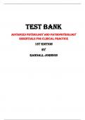 Test Bank For Advanced Physiology and Pathophysiology Essentials for Clinical Practice 1st Edition By Nancy C. Tkacs , Linda L. Herrmann, Randall L. Johnson |All Chapters,  Year-2024|