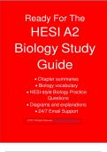 HESI A2 Biology Study Guide 2023