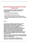 Hesi Rn Comprehensive Predictor Exam 2023 Complete Set