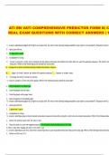 ATI RN VATI COMPREHENSIVE PREDICTOR FORM B| COMPLETE SET REAL EXAM QUESTIONS WITH CORRECT ANSWERS | 100% VERIFIED