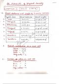 Short Notes for Physical Chemistry of 12th grade