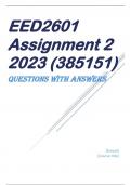 EED2601 Assignment 2 2023 &lpar;385151&rpar; QUESTIONS WITH ANSWERS 