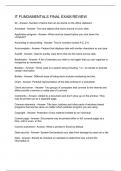 IT FUNDAMENTALS FINAL EXAM REVIEW