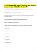 CAISS Exam Questions With 100&percnt; Correct Answers Latest Update 2024 &lpar;Graded A&plus;&rpar;