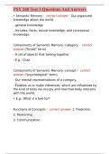 PSY 260 Test 3 Questions And Answers 