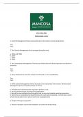 MANCOSA intro to business management  kcq