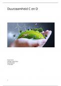duurzaamheid c en d