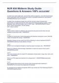 NUR 654 Midterm Study Guide Questions & Answers 100&percnt; accurate&excl;