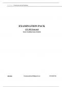 AUE 1601 Exam pack