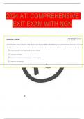 2024 ATI COMPREHENSIVE EXIT EXAM WITH NGN