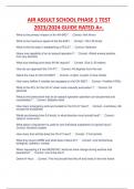 AIR ASSULT SCHOOL PHASE 1 TEST  2023&sol;2024 GUIDE RATED A&plus;&period;