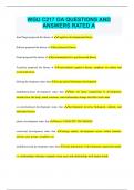 WGU C217 OA QUESTIONS AND ANSWERS RATED A