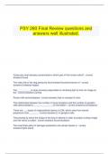 PSY-260 Introduction to Psychological Research and Ethics Study Guide bundled exam.
