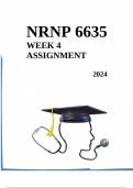 NRNP 6635 Week 4 Assignment 2024
