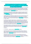 PHYS Straighterline Questions and Correct Answers Updated Version The Best In The Class Graded A&plus;