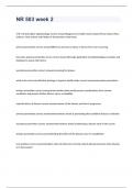 NR 503 week 2 exam 2024 with 100&percnt; complete solutions