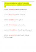 500 key words for the SAT 100&percnt; Accurate Guaranteed Success 2023-2024 Best GRADED A&plus;