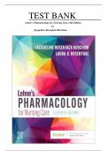 Lehne's Pharmacology for Nursing Care, 11th Edition Lehne's Laura Rosenthal Chapter 1-112