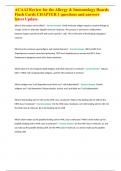ACAAI Review for the Allergy & Immunology Boards Flash Cards CHAPTER 1 questions and answers latest Update&period;