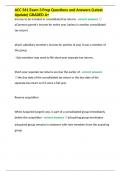 ACC 561 Exam 3 Prep Questions and Answers &lpar;Latest Update&rpar; GRADED A&plus;