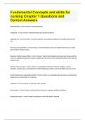 Fundamental Concepts and skills for nursing Chapter 1 Questions and Correct Answers
