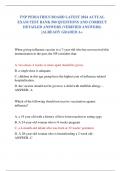 FNP PEDIATRICS EXAM&comma; PRACTICE EXAM AND STUDY GUIDE BUNDLED EXAMS  LATEST 2025&sol;2026  ACTUAL EXAM  QUESTIONS AND CORRECT DETAILED ANSWERS &lpar;VERIFIED ANSWERS&rpar; &vert;ALREADY GRADED A&plus;&vert;&vert; BRAND NEW&excl;&excl;