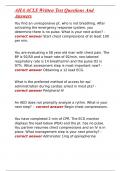 AHA ACLS Written Test Questions And Answers
