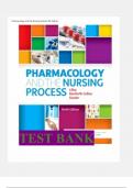 TEST BANK Pharmacology And The Nursing Process  9th Edition,2024  Linda Lane Lilley, Shelly Rainforth Collins, Julie S. Snyder With Questions And Correct Answers