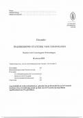 Examen basisbegrippen statistiek voor criminologen deel 1 (2019)