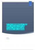 ATI PN FUNDAMENTALS TEST BANK 2024-2025 OVER 350 ACTUAL QUESTIONS AND ANSWERS 100% VERIFIED