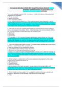 (Complete 320 Q&A ) HESI Med Surg I Test Bank 2023 All Answers Verified Correct  150 QUESTIONS AND ANSWERS GRADED A+
