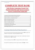 Full; Florida Cosmetology Exams| Test| Practice| Questions and Answers (Correct Answer) Assured Pass Guide 2024