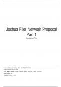 Joshua Filer Network Proposal Part 1 by Joshua Filer