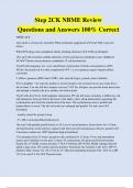 Step 2CK NBME Review Questions and Answers 100&percnt; Correct NBME 4