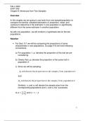 Chapter notes Elementary Statistics STAT 200