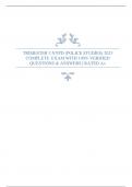 TRIMESTER 3 NYPD &lpar;POLICE STUDIES&rpar; 2023 COMPLETE EXAM WITH 100&percnt; VERIFIED QUESTIONS & ANSWERS &vert; RATED A&plus;