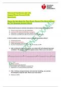 COMBINED ACLS Exam Version A & B Study Questions And Answers 2024 Top-Rated