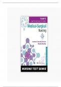 Timby's Introductory Medical-Surgical Nursing 13th Edition Moreno Test Bank