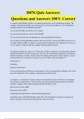 D076 Quiz Answers Questions and Answers 100&percnt; Correct