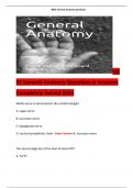  NBCE General Anatomy Questions & Answers 