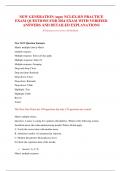 NEW GENERATION &lpar;ngn&rpar; NCLEX-RN PRACTICE EXAM QUESTIONS FOR 2024 EXAM WITH VERIFIED ANSWERS AND DETAILED EXPLANATIONS