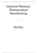 Summary Pharmaceutical Manufacturing processes and methods 