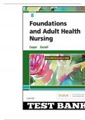 FOUNDATIONS AND ADULT HEALTH NURSING 8TH EDITION BY COOPER