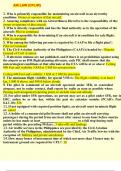 AIR LAW CPL IR - Q&A &vert; 2024 REVIEW &vert; 100&percnt; CORRECT ANSWERS &vert; A&plus; GRADE