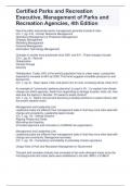 Certified Parks and Recreation  Executive&comma; Management of Parks and  Recreation Agencies&comma; 4th Edition