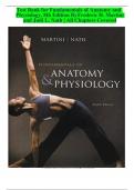 Complete Test Bank for Fundamentals of Anatomy and Physiology, 8th Edition By Frederic H. Martini and Judi L. Nath | All Chapters Covered