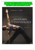 Complete Test Bank for Fundamentals of Anatomy and Physiology&comma; 8th Edition By Frederic H&period; Martini and Judi L&period; Nath &vert; All Chapters Covered