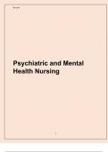 Psychiatric and maternal health