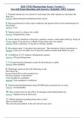 2024 VTNE Pharmacology Exam ( Version 2 ) New Full Exam Questions and Answers ( Included ) 100% Correct
